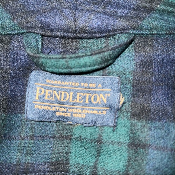 Pendleton 100% virgin wool tartan robe men and or women - Picture 4 of 4